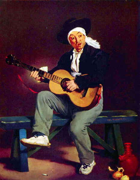 Spanish singer by Manet